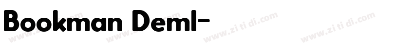 Bookman Deml字体转换